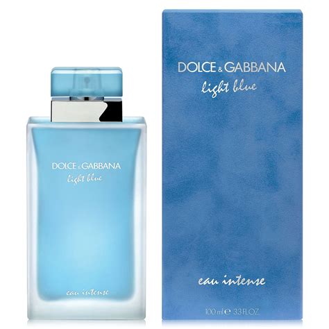 dolce gabbana light blue eau intense vs eau de toilette|dolce light blue intense women.